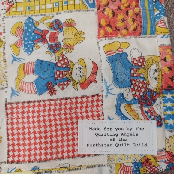 Quilt Colorblock Crazy Patch Print Reversible Patchwork Handmade Baby Blanket - Picture 5 of 7